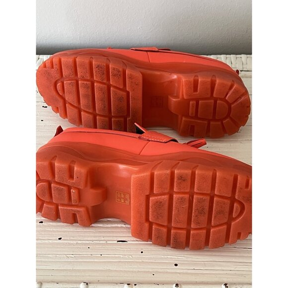  Chunky Loafer Orange Highlighter Neon Club Grunge Men’s Size 8 Halloween main image 5